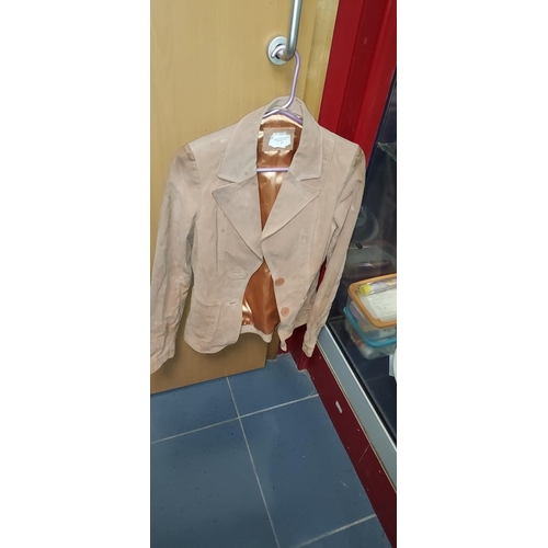 11 - Suede Coral/Beige New Look Ladies Jacket Size 12, Red Herring Mens Jacket Size Xs With Tags. Been In... 