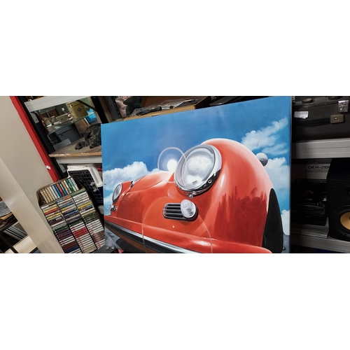 96 - Rip Curl Advertising Board Plus Porsche Canvas Print