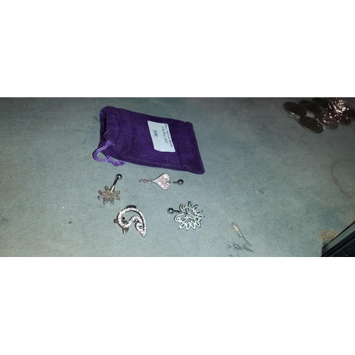 350 - 4 Silver Belly Bars