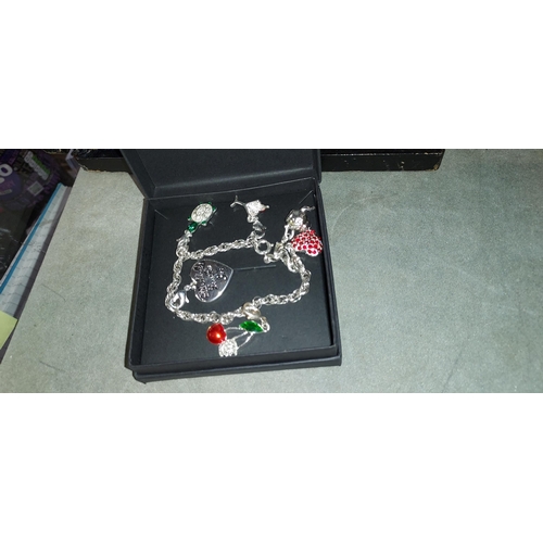 352 - Charm Bracelet In Box