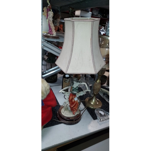 472 - Giuseppe Armani Lady Table Lamp With Shade