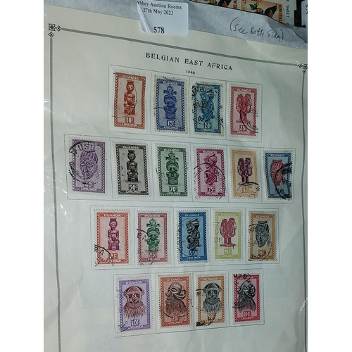 578 - Sheet Of East Africa Stamps 1948