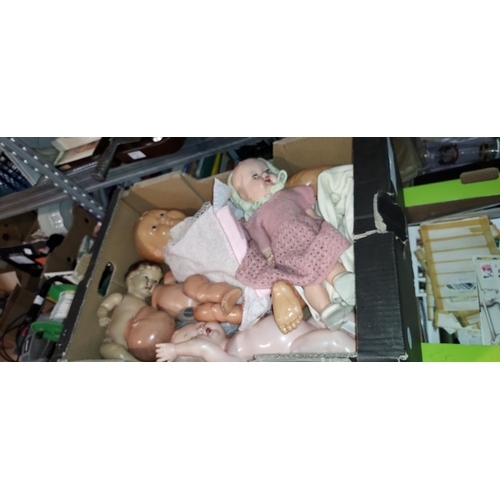 596 - Box Of Dolls