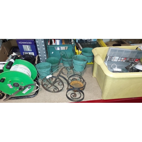 606 - 3 Garden Flower Pots Bike Shaped Etc