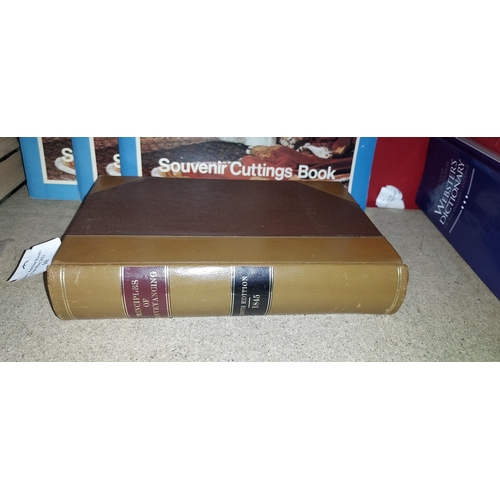 10 - Principals Of Conveyancing By Charles Watkins, 1845, 9Th Edition Book, Repair To Preface Pages, 3/4 ... 