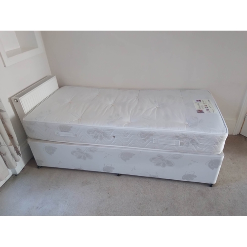 37 - Single Divan Bed With Mattress