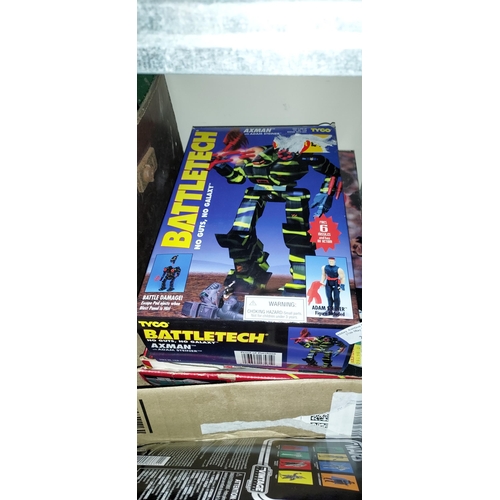 209 - 2 Vintage Toys Battle Tech And Football Game