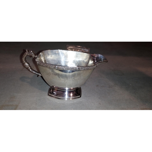 378 - 1938 Birmingham Celtic Solid Silver Cream/Milk Jug Weight 200.5Gms