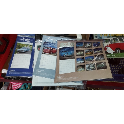 625 - Selection Of Volkswagen Ephemera, Mostly Calendars