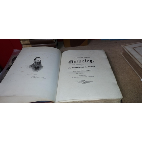 8 - History Of Ancient Parish Of Guiseley, Leeds, West Yorkshire By Phileman Slater, 1880, 1St, Full Lea... 