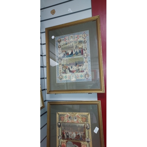 125 - 2 Framed Coronation Prints