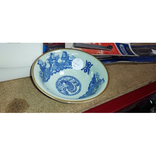 129 - Selection Of Oriental China Including A Rice Bowl And Plate