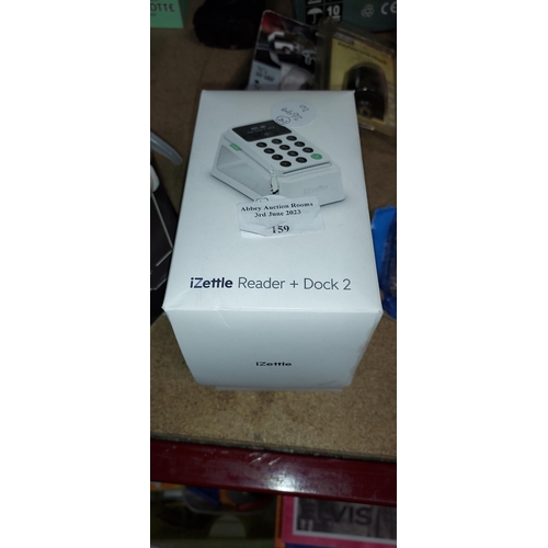 159 - Boxed Izettle Card Reader With Dock Tested And Working