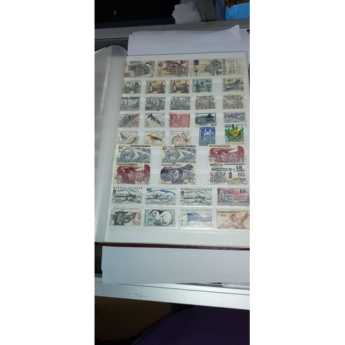 383 - Large Stock Book Of Stamps