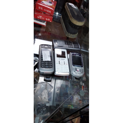 280 - 4 Mobile Phones All Untested No Chargers One With Broken Screen