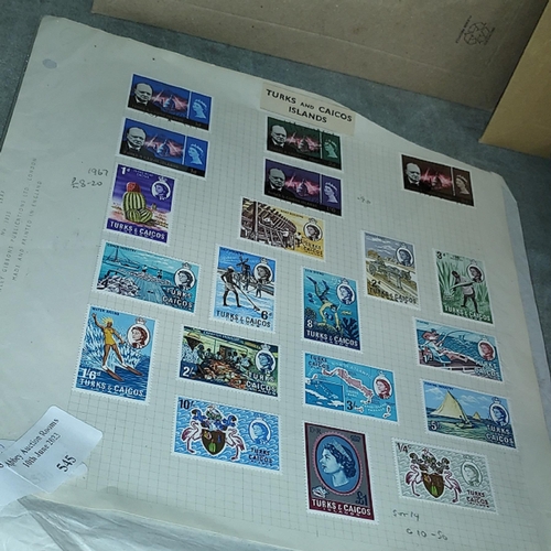 545 - Sheet Of Turks & Caicos Island Stamps