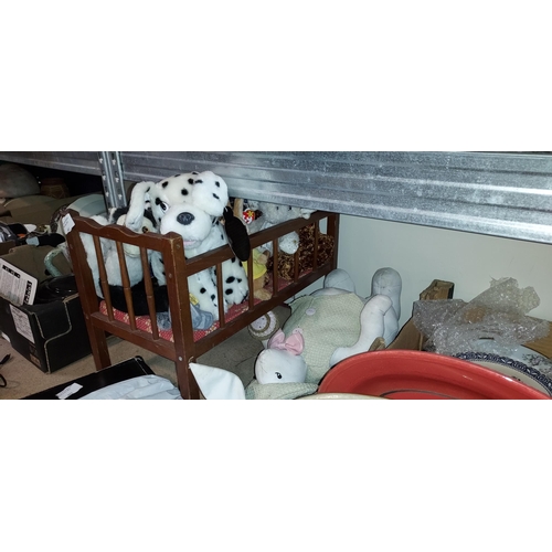 602 - Dolls Cot, Toys And Dress Up Items