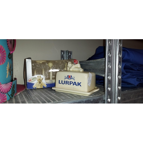 615 - Lurpak Butter Dish And Toast Rack