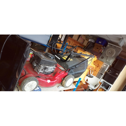 69 - Sovereign Petrol Lawn Mower Turns But Not Fully Tested