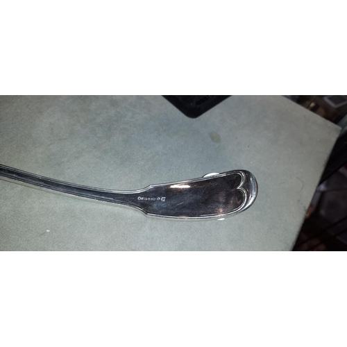 335 - Antique Mappin & Webb Silver Plated Large Ladle