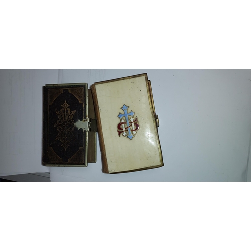 385 - 2 Small Victorian Bibles