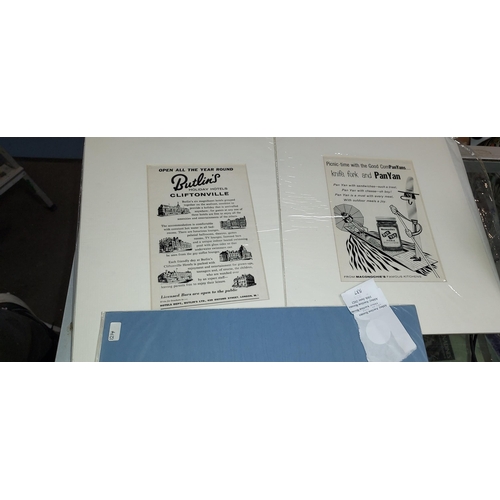 537 - Selection Of Adverts In Paper Mounts