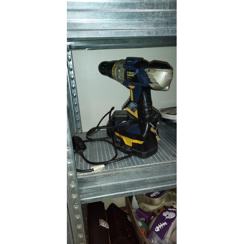 145 - Mac Cordless Drill With 2 Batteries And Charger Working