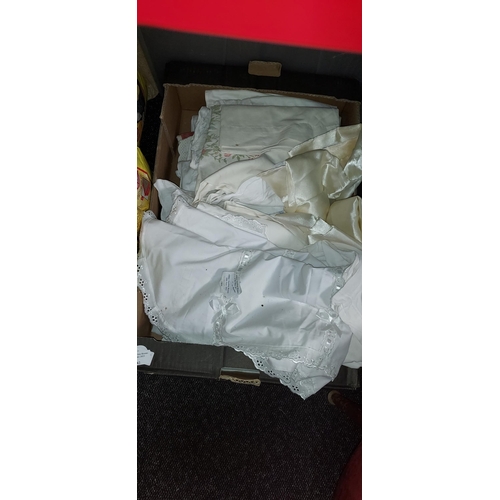 182 - Box Of Used Pillow Cases