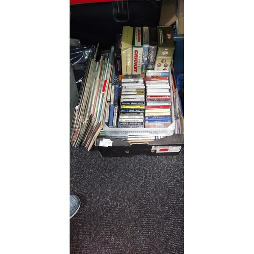 227 - Box Of Cd'S, Dvd'S And Records