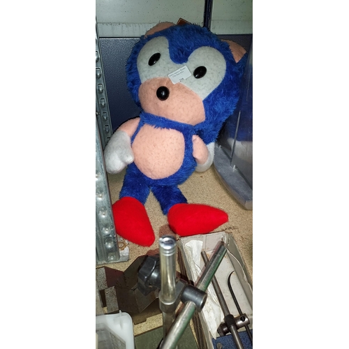 258 - Large Plush Sonic The Hedgehog