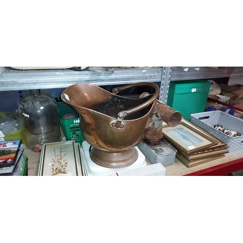 201 - Copper Coal Scuttle