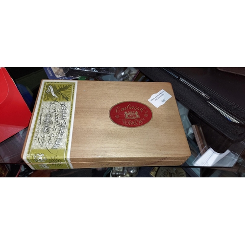 307 - Cigar Box Of Assorted Coins