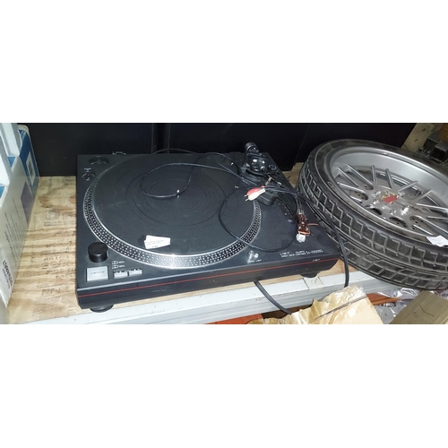 640 - Limit Dj- 2500 Sq Turntable New Headshell + Cartridge