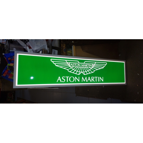 652 - Led Aston Martin Oblong Light Panel Approx. 1200mm x 300mm