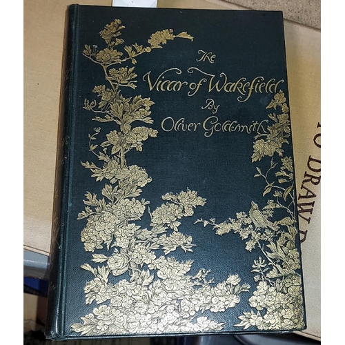 7 - Book Vicar Of Wakefield By Oliver Goldsmith, Illustrations Hugh Thomson, 2Nd Ed, 1891, Gilt Covers, ... 