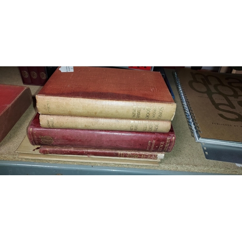 11 - Rudyard Kipling Books X 4 (2 Leather 1St Editions)