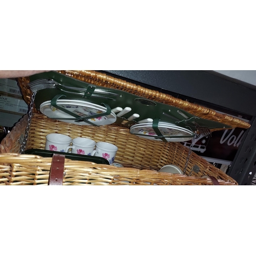 51 - Picnic Basket With Some Contents