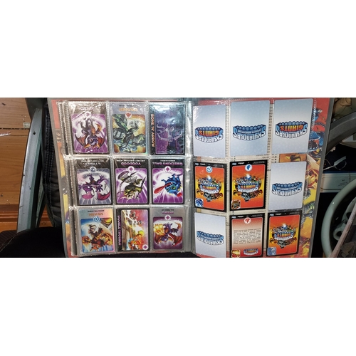 Skylanders Binder With 157 Cards 2012 All Mint