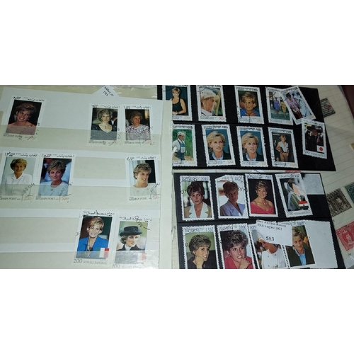 583 - Selection Of Princess Diana Stamps