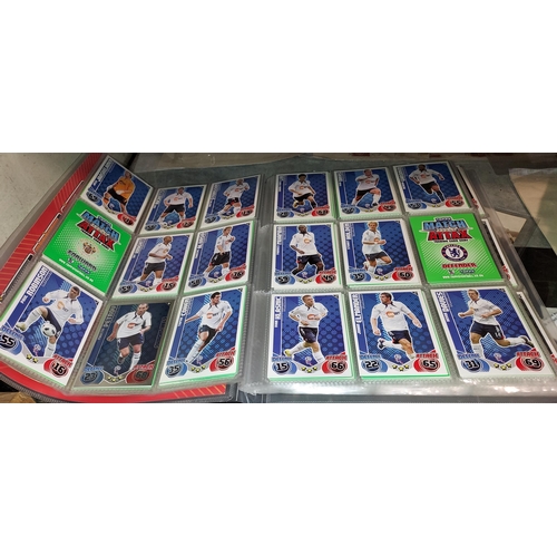 591 - Approx 700 Match Attax Cards In Folder And Poly Bag