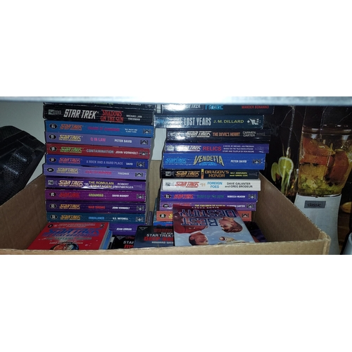 654 - Box Of Star Trek Collectable Books