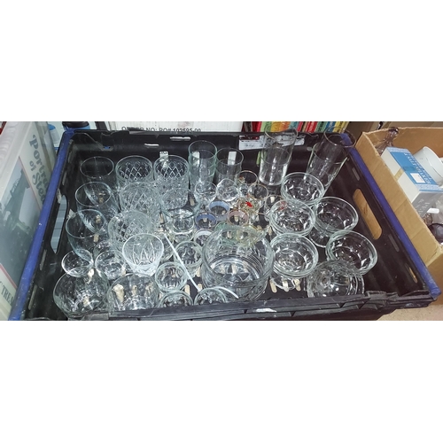 664 - Box Of Glass Ware