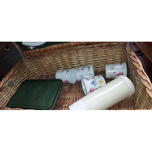 69 - Picnic Basket With Some Contents