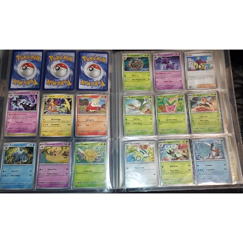 279 - Folder Of 331 Pokemon Cards Series Paldea Evolved 2023 Incl Holo/Reverse Holo'S Mint