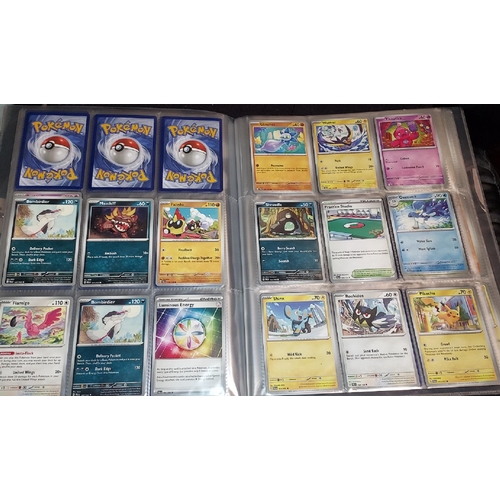 279 - Folder Of 331 Pokemon Cards Series Paldea Evolved 2023 Incl Holo/Reverse Holo'S Mint