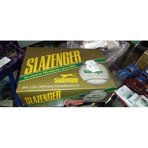 302 - Box Of 1977 Slazenger Tennis Balls