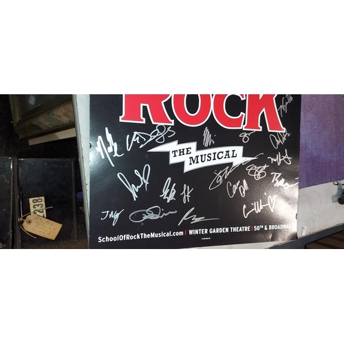 494 - School Of Rock Poster With Signatures