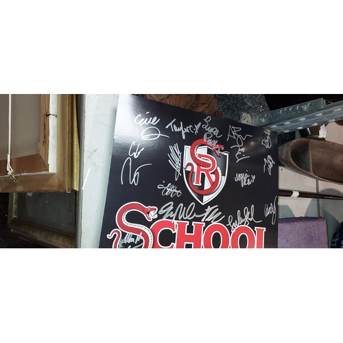 494 - School Of Rock Poster With Signatures