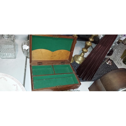 516 - Antique Wooden Stationary Box