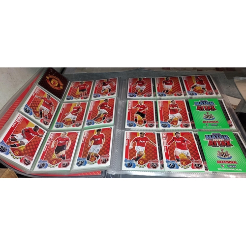 591 - Approx 700 Match Attax Cards In Folder And Poly Bag